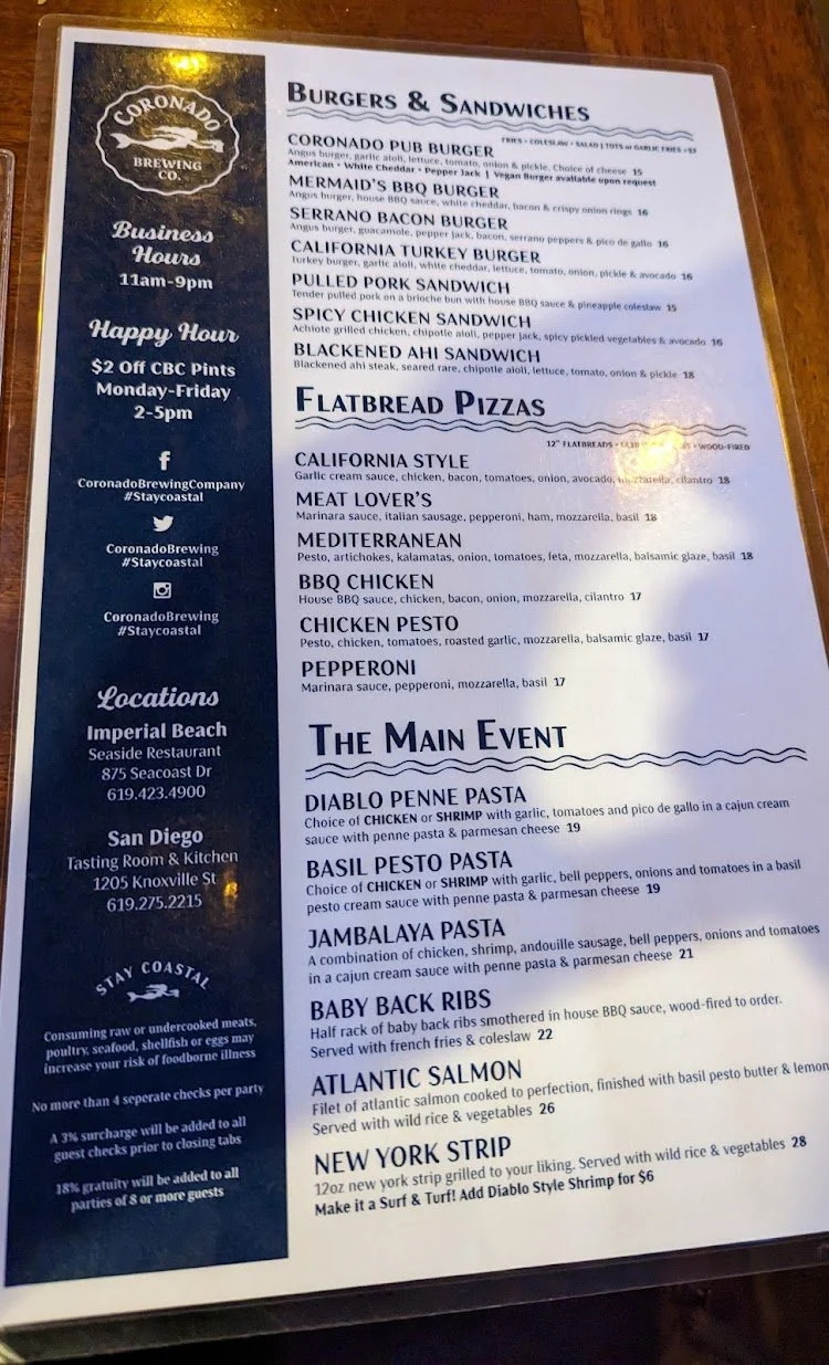 Coronado Brewing Company: A Family-Friendly Craft Beer Haven in Coronado, CA — photograph 3