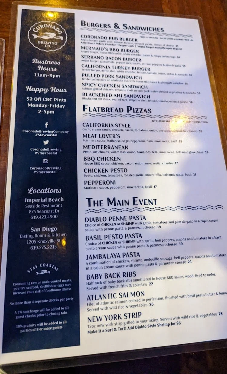 Coronado Brewing Company: A Family-Friendly Craft Beer Haven in Coronado, CA — photograph 4